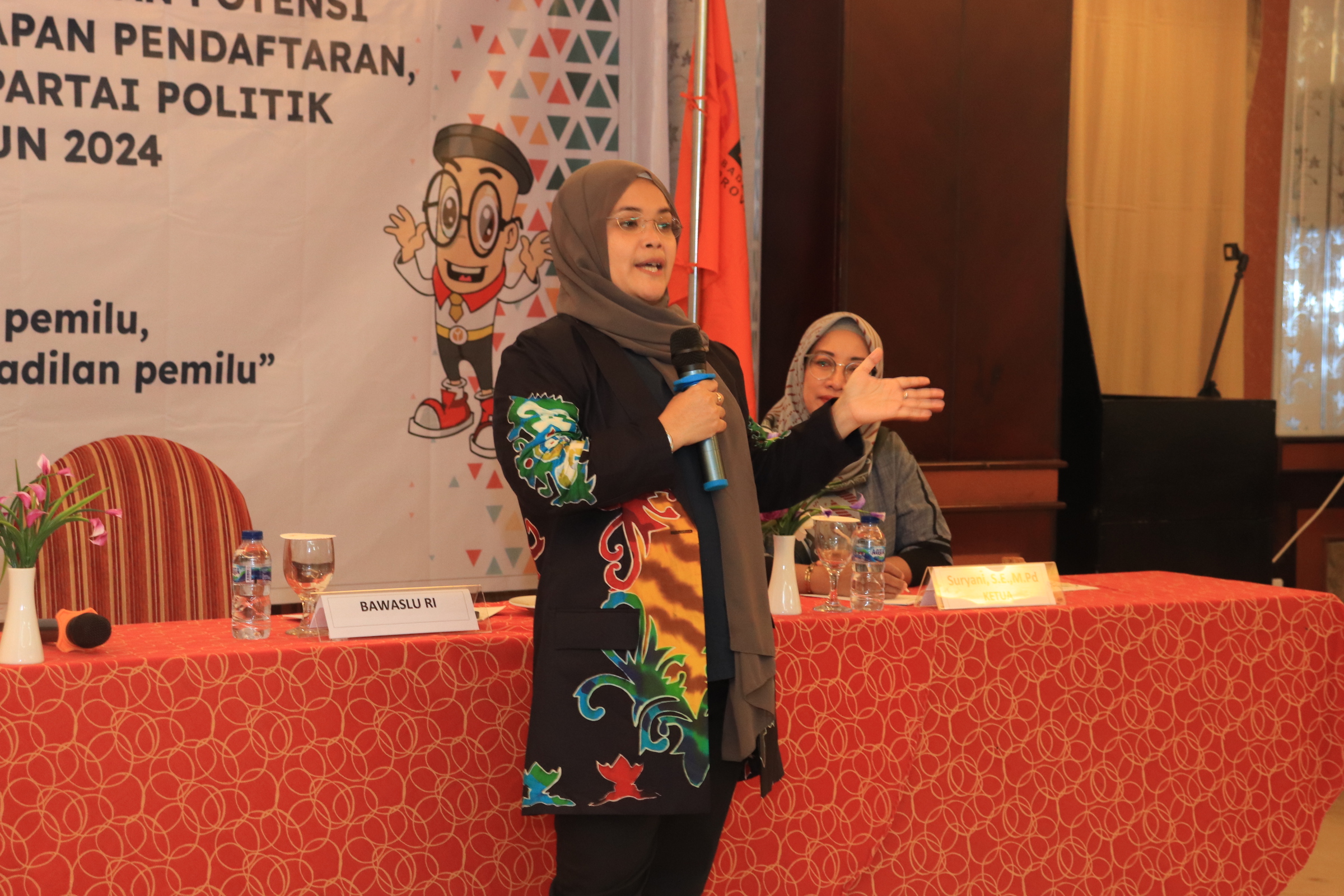 Hadiri Rakor Bawaslu Kaltara, Lolly Paparkan Strategi Pengawasan