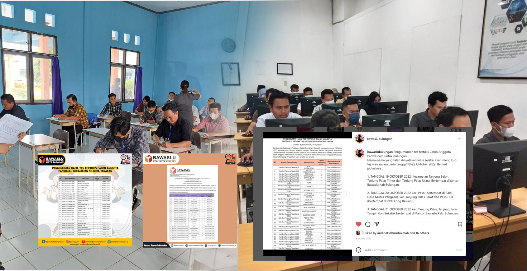 TERBARU ! Pengumuman Tes Tertulis Panwascam Tahun 2022