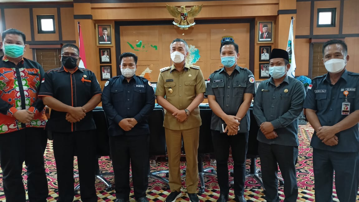 Fadliansyah Dampingi Bawaslu Malinau Audiensi Dengan Bupati