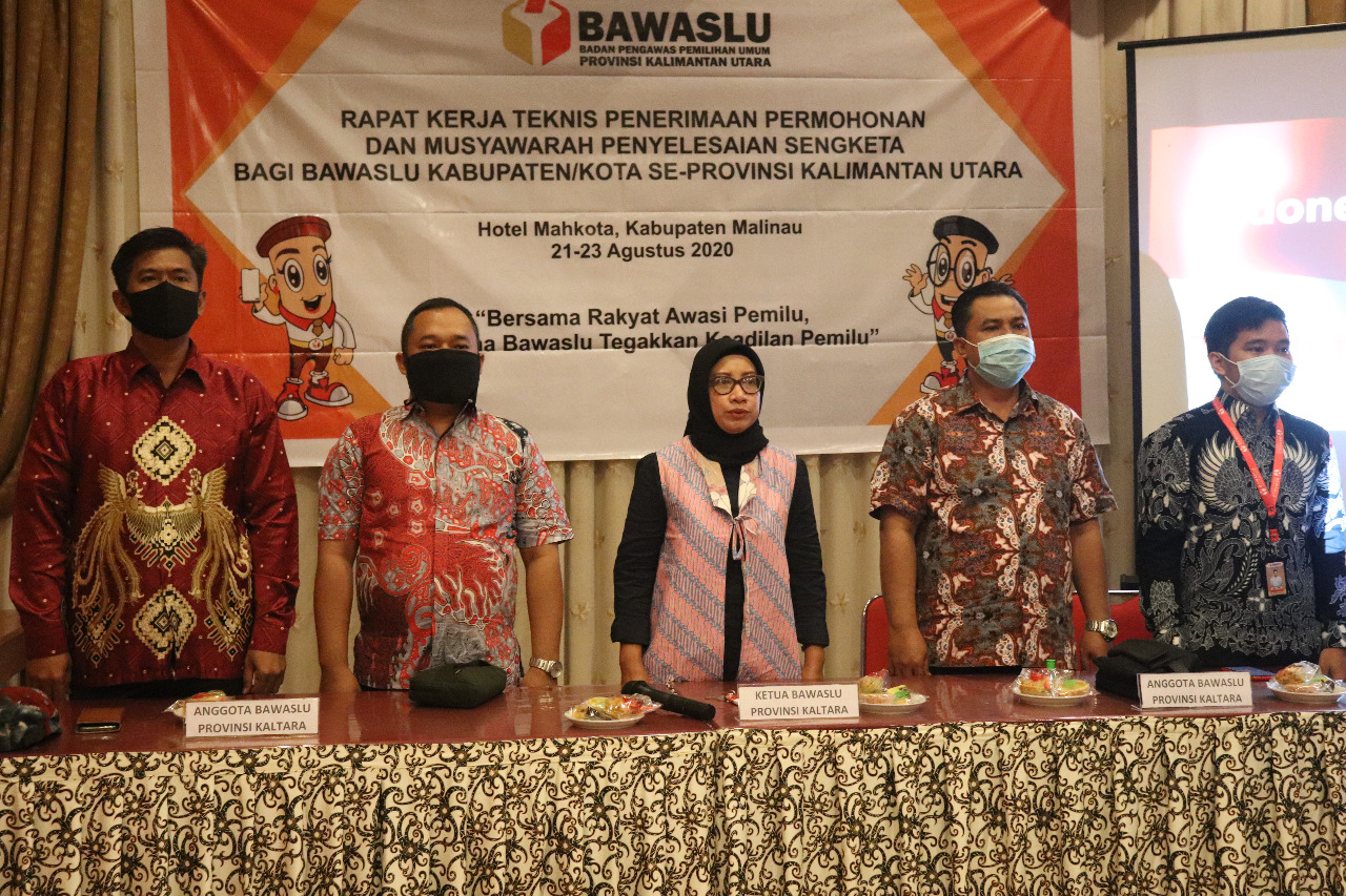 Bawaslu Kaltara laksanakan Kegiatan Rakernis Penyelesaian Sengketa Proses Pamilihan