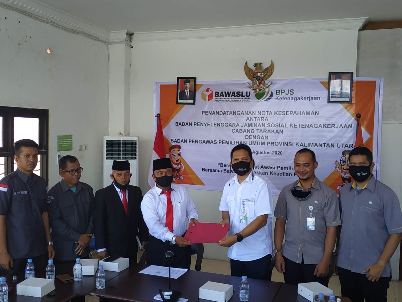 Lindungi Pengawas Bawaslu Kaltara Laksanakan MOU dengan BPJS Ketenagakerjaan