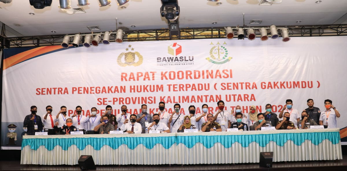 Samakan Persepsi, Bawaslu Gelar Rakor Dengan Gakkumdu Se-Kaltara