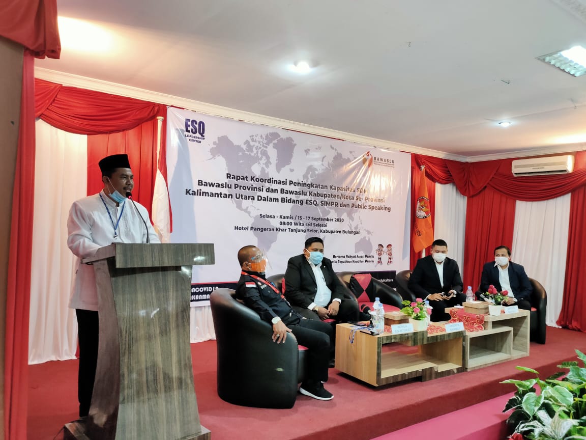 Ary Ginanjar : Bawaslu Kaltara Pertama Lakukan Pembagunan Moral SDM dalam Pilkada Tahun 2020 dengan Metode ESQ
