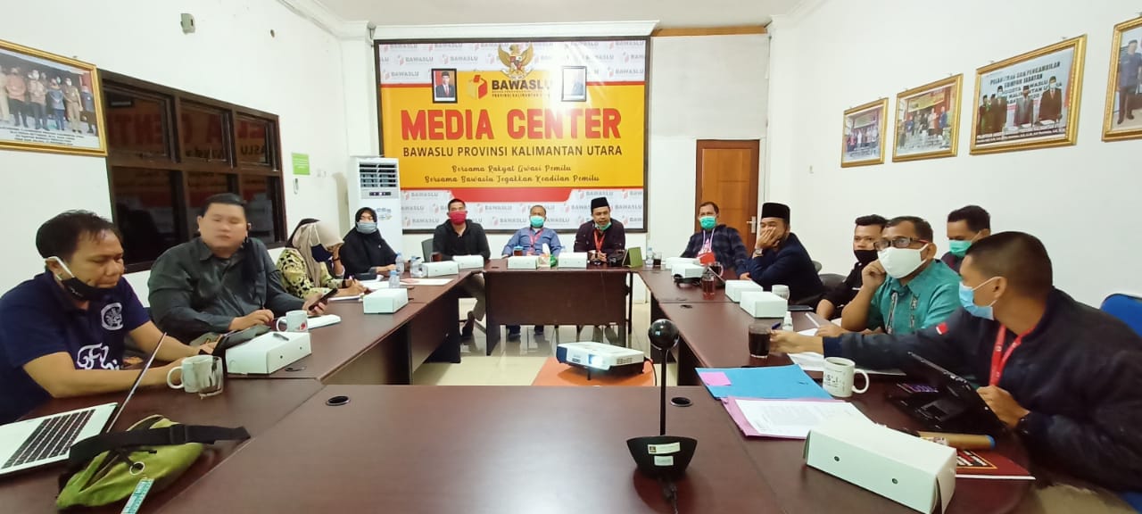 Menuju Pelantikan Pengawas TPS, Jajaran Bawaslu Perkuat Koordinasi.