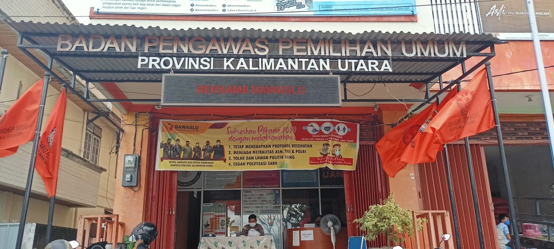 Tekan Angka Covid-19 Bawaslu Kaltara Laksanakan WFH