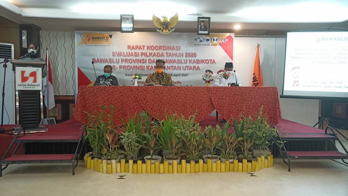 Sukses Pilkada, Bawaslu kaltara gelar evaluasi