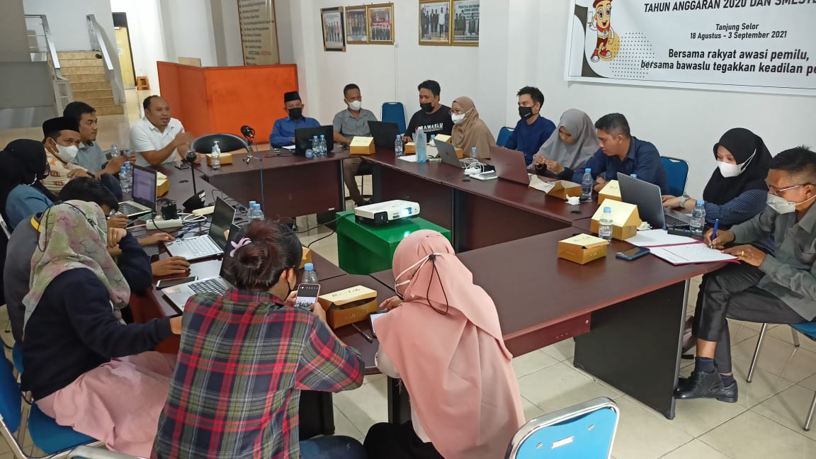 Bawaslu Kaltara Bahas Anggaran  & Program 2022, Ini Gambarannya.