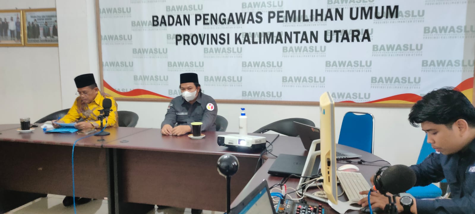 Bawaslu Kaltara Umumkan Hasil Penilaian Keaktifan Humas Bawaslu Kabupaten/Kota Tahun 2021