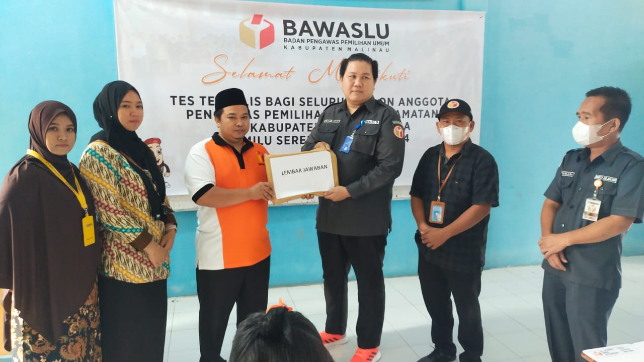 Sukses Laksanakan Tes Tertulis Perekrutan Panwascam Serentak. Bawaslu Kaltara Apresiasi Kerja Keras Pengawas