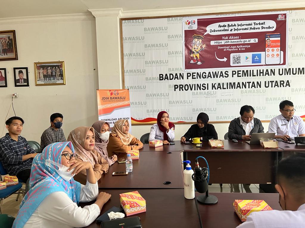 JDIH Bawaslu Kaltara, Solusi Atas Kebutuhan Masyarakat Terhadap Informasi Produk Hukum Pemilu.