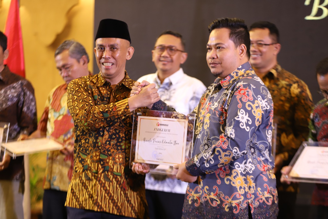 Keren Goyâ€¦. Bawaslu Kaltara Raih Predikat Informatif