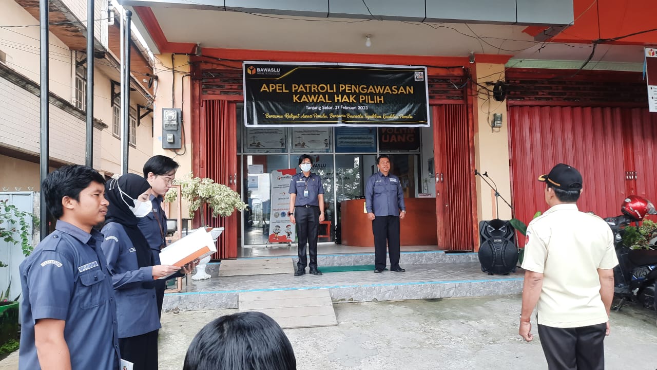 Pesan Penting  Dalam Apel Patroli Pengawasan Kawal Hak Pilih Di Bawaslu Kaltara