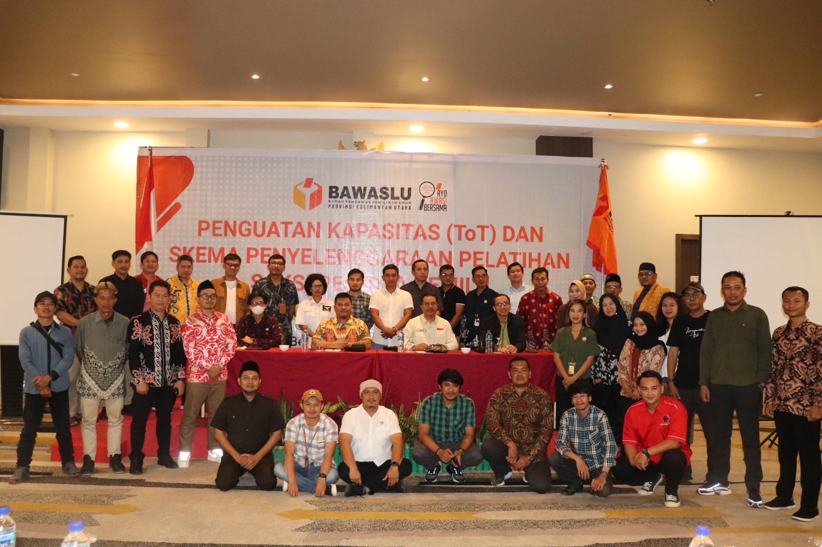 13 Hari Menuju  Tungsura, Bawaslu Kaltara Laksanakan (TOT) Pelatihan Saksi  Peserta pemilu.