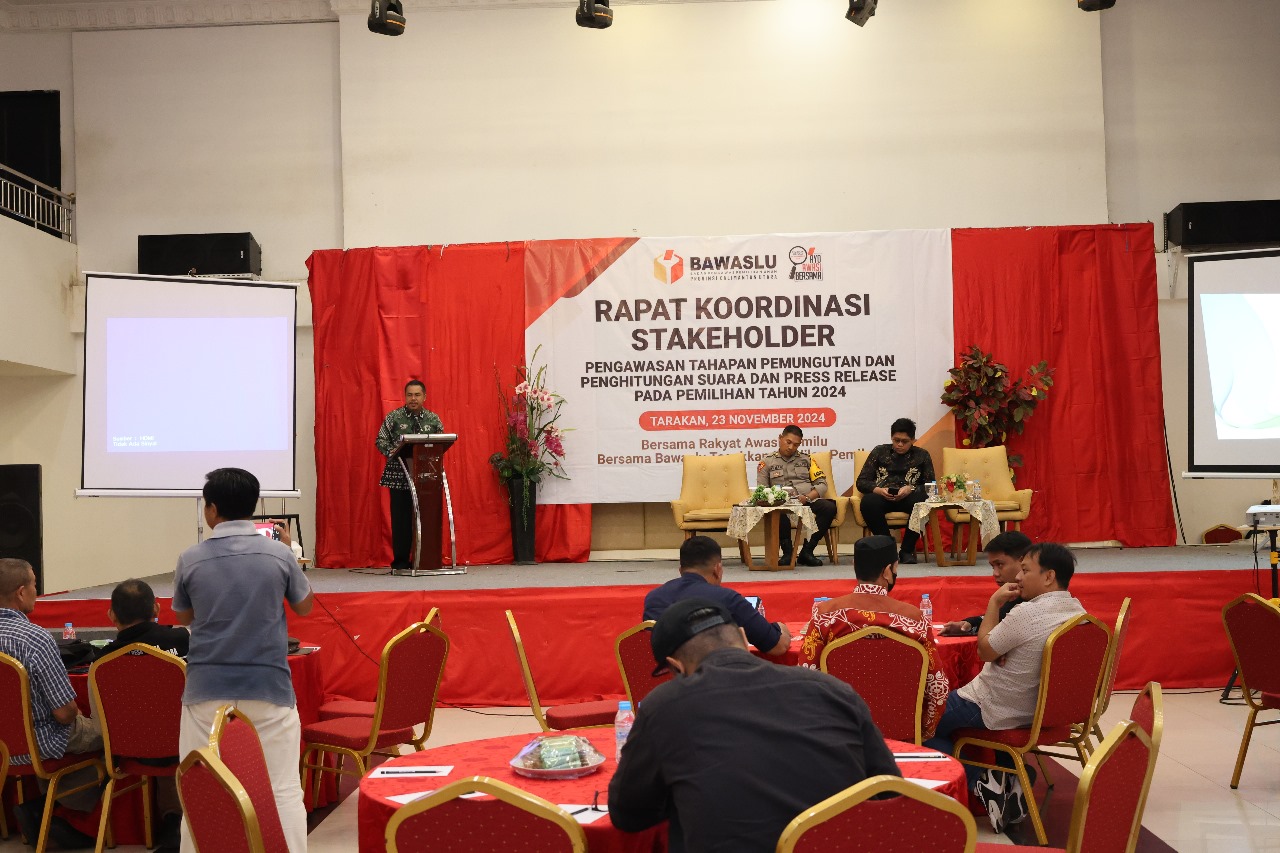 Jelang Pemilihan Kepala Daerah Bawaslu Kaltara Gelar Rapat Koordinasi dengan Stakeholder