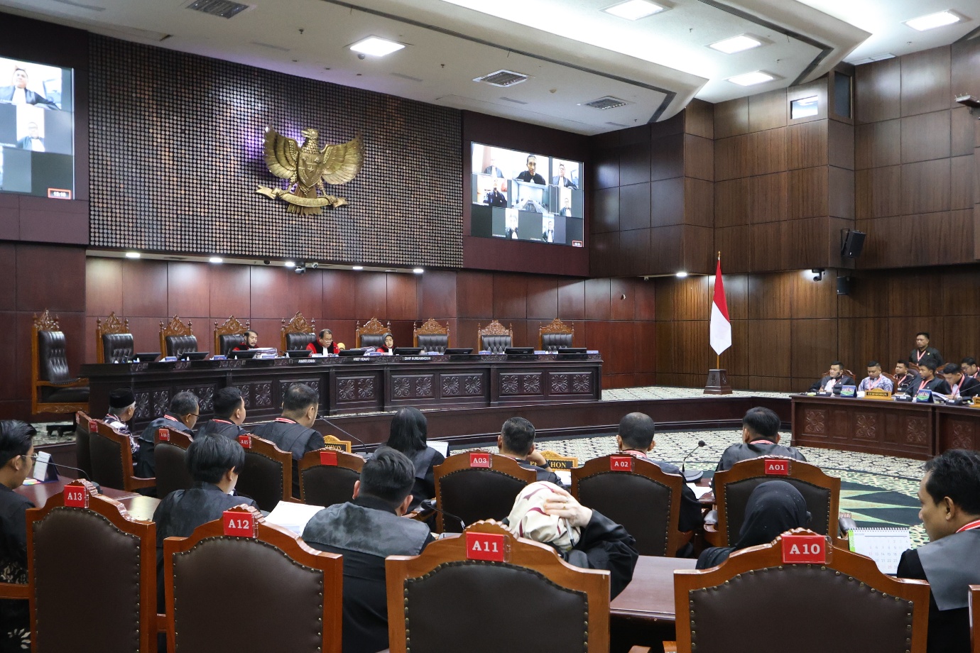 Bawaslu Kab. Tana Tidung Berikan Keterangan Terkait Gugatan Said Agil dan Hendrik di Depan Hakim Mahkamah Konstitusi