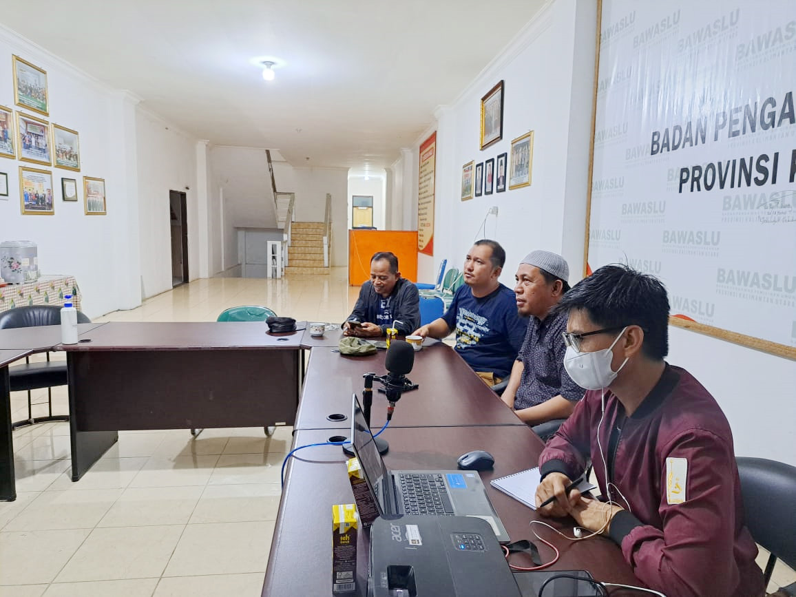 Bawaslu Kaltara Pastikan Pelaksanaan Tes  Perekrutan Panwascam di Kabupaten/Kota Lancar