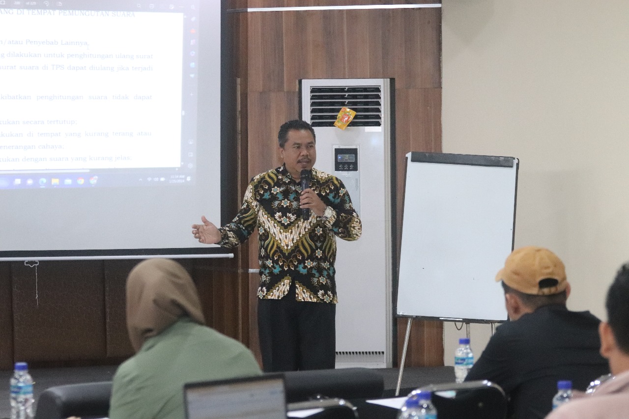 Bawaslu Kaltara Semakin Merapatkan Jajaran Pengawas, Arief : Hari Pemungutan Suara Sudah Dekat.