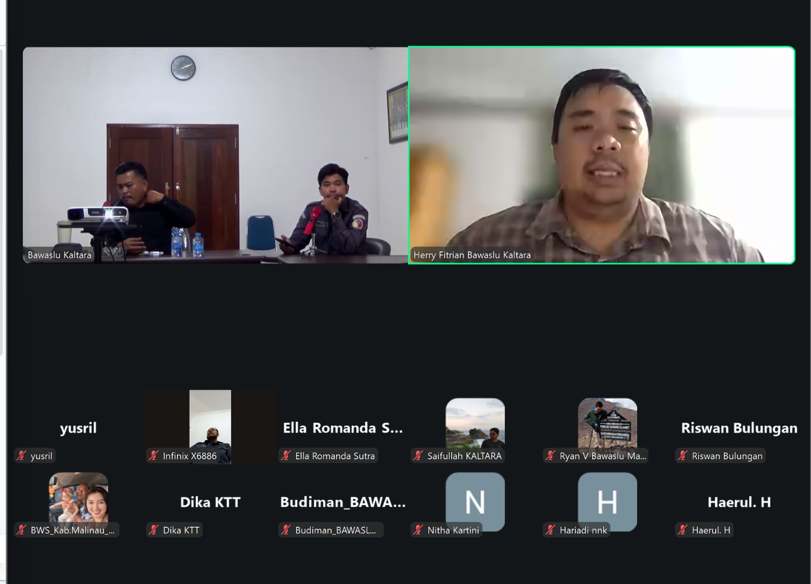 Bawaslu Kaltara saat Lakukan Monitoring dan Analisis Pemutakhiran Data Pemilih Berkelanjutan Triwulan I Tahun 2026