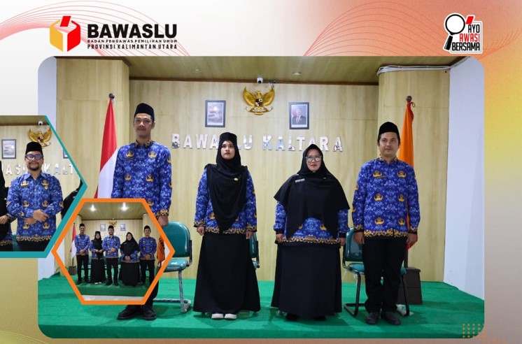 Foto Pelantikan PNS Bawaslu Kaltara