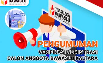 Timsel Umumkan 22 Peserta Lolos Seleksi Administrasi Calon Bawaslu Kaltara 2023-2028