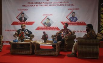 Abhan Paparkan Tantangan Pemilu 2024 di Kaltara pada Ratusan Mahasiswa UBT