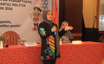Hadiri Rakor Bawaslu Kaltara, Lolly Paparkan Strategi Pengawasan