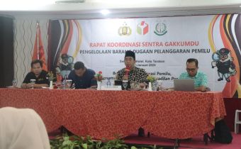 Soal Barang Dugaan Pelanggaran Pemilu, Sentra Gakkumdu:  Butuh Persamaan Persepsi.