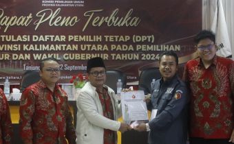 Bawaslu Kaltara Berikan Saran Perbaikan Pada Rapat Pleno  Penetapan DPT Pemilihan 2024