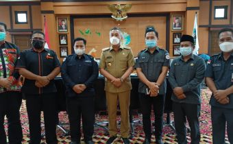 Fadliansyah Dampingi Bawaslu Malinau Audiensi Dengan Bupati