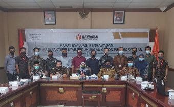 Bawaslu Kaltara Melaksanakan Kegiatan Rapat Evaluasi Verifikasi Faktual