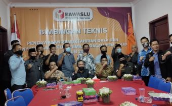 Tahapan Pemutahiran Data, Bawaslu Kaltara Melaksanakan Bimtek Pemutahiran data kepada Bawaslu Kabupaten/Kota Se-Kaltara