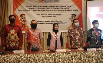 Bawaslu Kaltara laksanakan Kegiatan Rakernis Penyelesaian Sengketa Proses Pamilihan