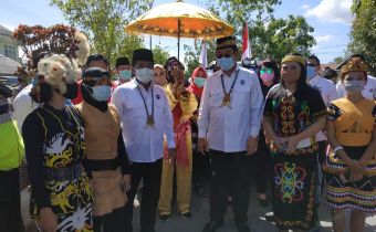 Pasangan Ziyap Daftar Pertama, di Kantor KPU Kaltara