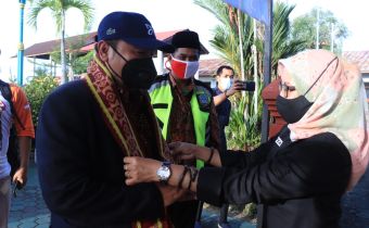 Pastikan Pengawasan Sesuai Dengan Protkes Afifuddin Berkunjung Ke Kaltara