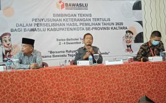 Siapkan Keterangan, Bawaslu laksanakan bimtek PHP