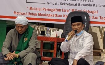 Tingkatkan Iman dan Takwa Bawaslu Kaltara laksanakan Isra Miâ€™raj