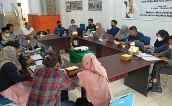 Bawaslu Kaltara Bahas Anggaran  & Program 2022, Ini Gambarannya.
