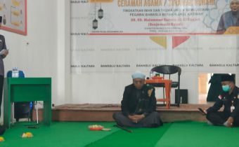 Tingkatkan Imtaq Songsong Pemilu 2024, Bawaslu Kaltara Gelar Ceramah dan Siraman Rohani.
