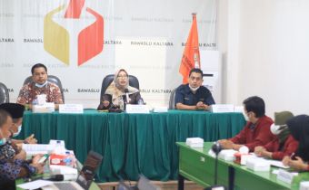 Bawaslu Kaltara Terima Audiensi Mahasiswa Unikal