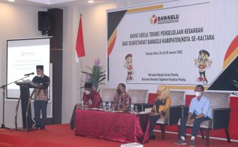 Perkuat Tim Pengelola Keuangan, Bawaslu kaltara Gelar Rakernis