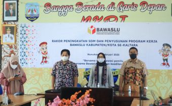Bawaslu Kaltara Bahas Program Kerja Tahun 2022, Dorong Sinergitas Dengan Bawaslu Kabupaten/Kota.