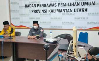 Bawaslu Kaltara Umumkan Hasil Penilaian Keaktifan Humas Bawaslu Kabupaten/Kota Tahun 2021