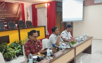 Rustam Akif Sampaikan Fungsi Pengawasan Dalam Rapat Koordinasi Verifikasi Faktual Oleh KPU