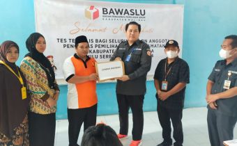 Sukses Laksanakan Tes Tertulis Perekrutan Panwascam Serentak. Bawaslu Kaltara Apresiasi Kerja Keras Pengawas