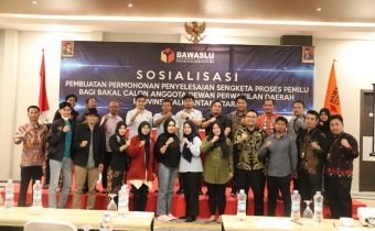 Balon Anggota DPD Kaltara Dituntut Memahami Mekanisme Permohonan Penyelesaian Sengketa Proses