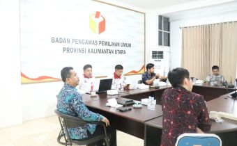 BSSN Sambangi Bawaslu Kaltara, Arif: Pengawasan Konten Isu Negatif Semakin Signifikan.