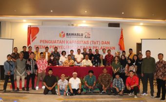 13 Hari Menuju  Tungsura, Bawaslu Kaltara Laksanakan (TOT) Pelatihan Saksi  Peserta pemilu.