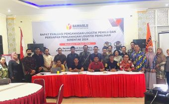 Rancang Strategi Pengawasan Logistik Pilkada 2024, Bawaslu Kaltara gelar evaluasi pengawasan Logistik Pemilu