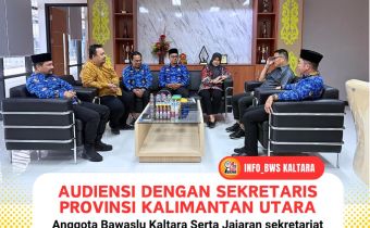 Bawaslu Kaltara Audiensi dengan Pj. Sekprov, Bahas Sinergi dan Dukungan Pembangunan Gedung Permanen