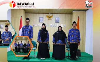 Foto Pelantikan PNS Bawaslu Kaltara
